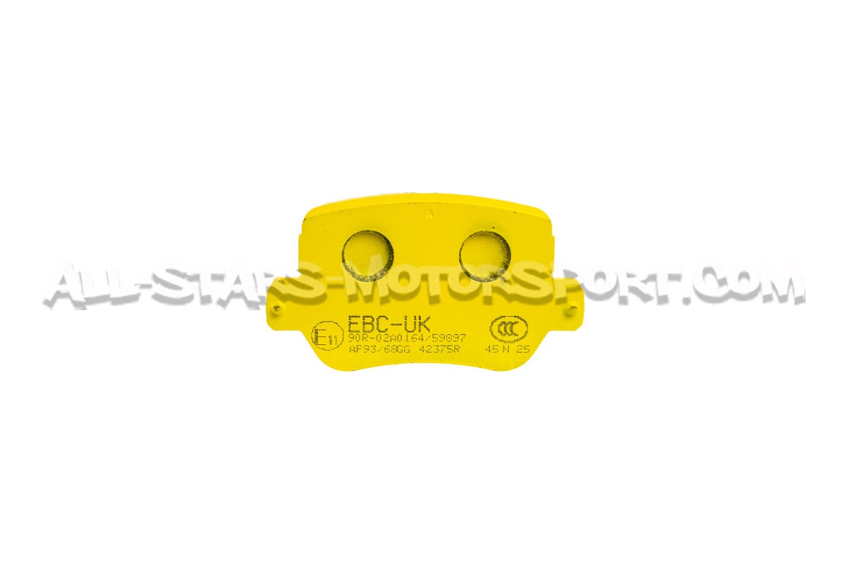 Pastillas de freno traseras EBC Yellow Stuff para Alpine A110 / S / R