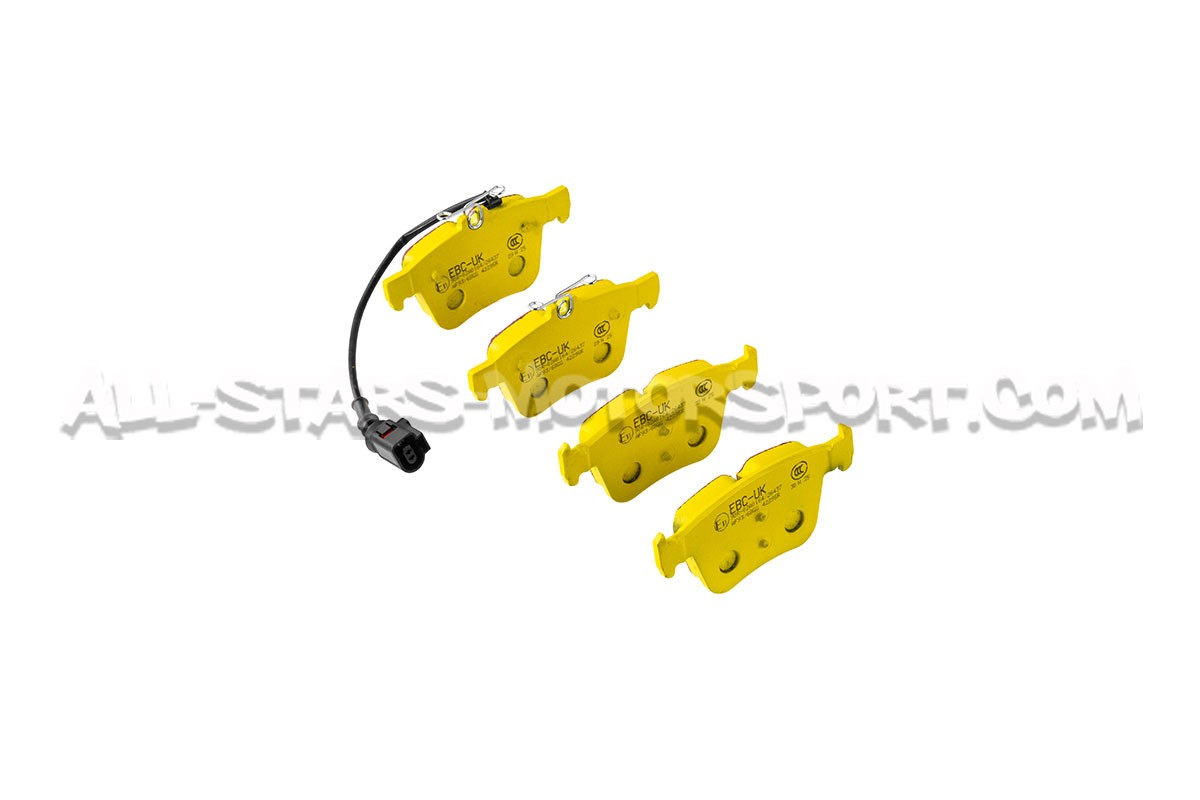 Pastillas de freno traseras EBC Yellow Stuff para Audi RS3 8Y / RS3 8V / RSQ3 F3 y TTRS 8S