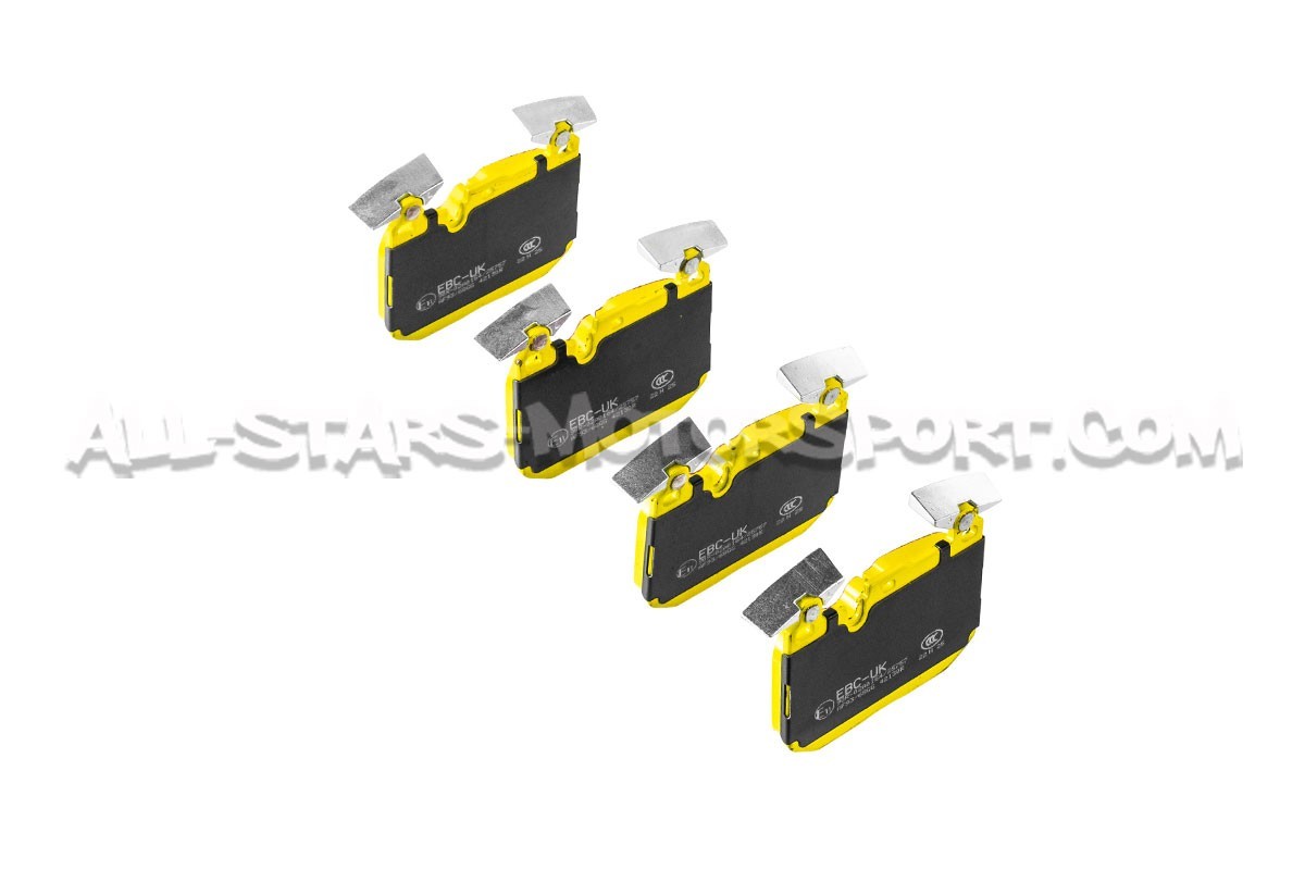 Plaquettes de frein avants EBC Yellow Stuff pour BMW M135i / M140i / M235i / M240i F2x et 335i / 340i / 435i / 440i F3x