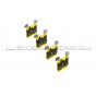 Plaquettes de frein arrieres EBC Yellow Stuff pour BMW M2 / M3 / M4 F8x et 135i / 140i / 235i / 240i / 335i / 340i F-Serie