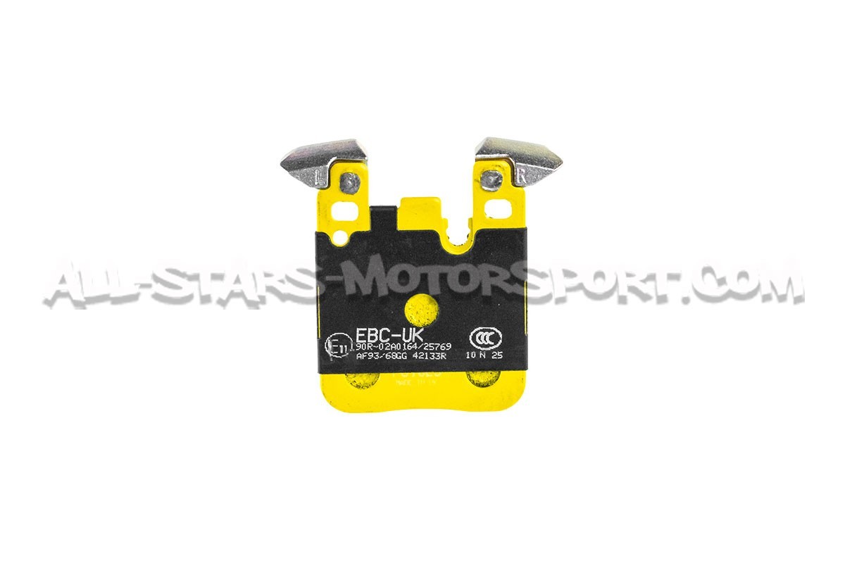 BMW M2 / M3 / M4 F8x and M135i / M140i / M235i / M240i / 335i / 340i F-Serie EBC Yellow Stuff Rear Brake Pads