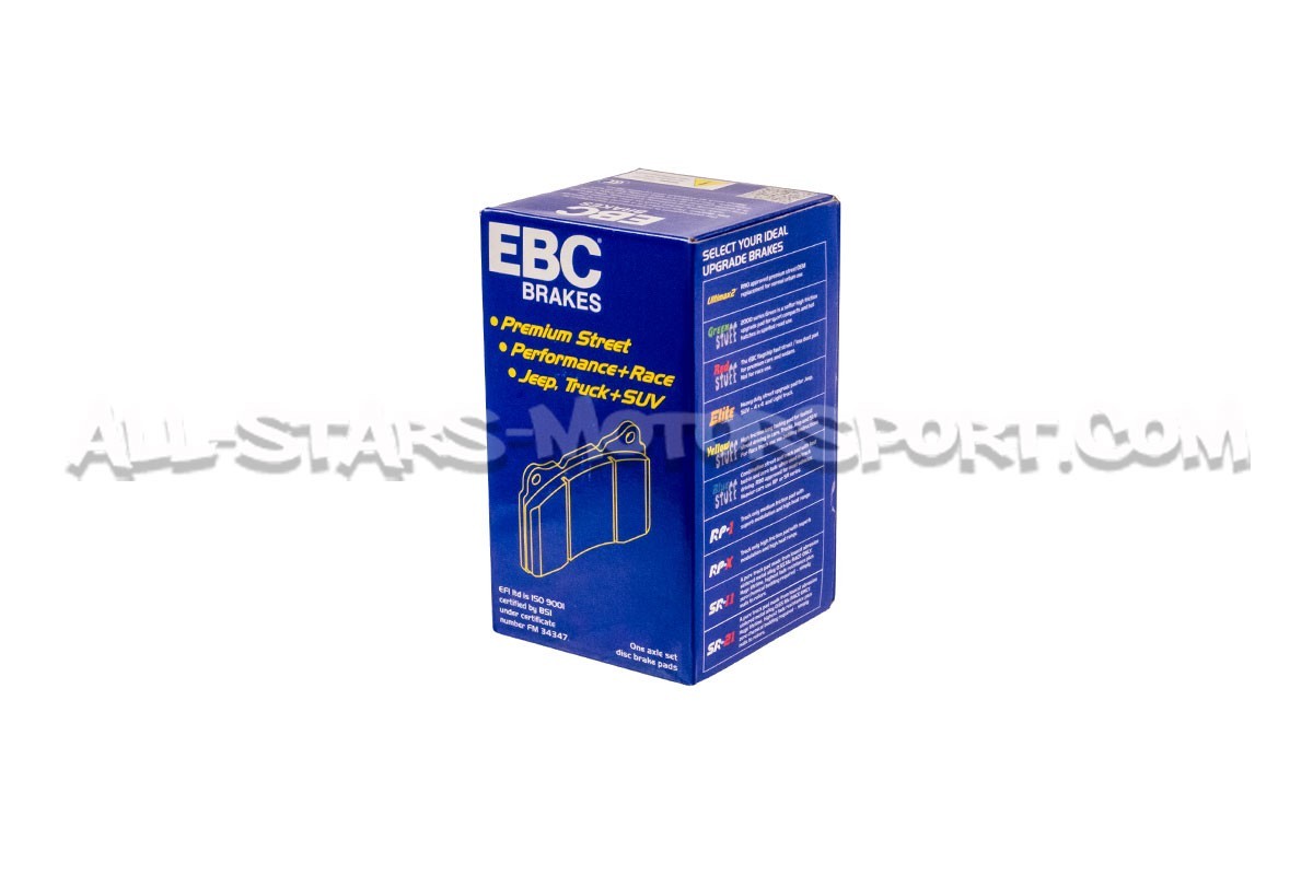 BMW M2 / M3 / M4 F8x and M135i / M140i / M235i / M240i / 335i / 340i F-Serie EBC Yellow Stuff Rear Brake Pads
