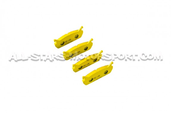 Pastillas de freno traseras EBC Yellow Stuff para Mazda MX5 NA 1.6