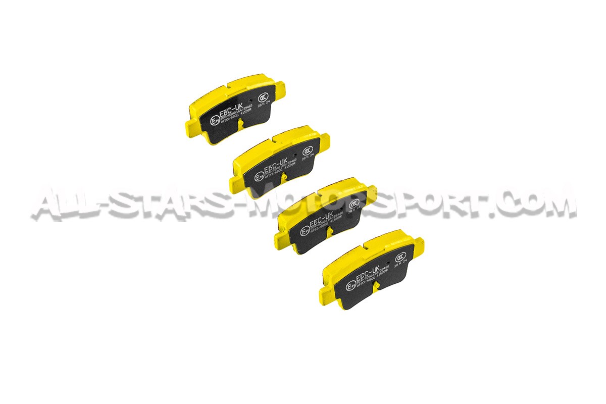 Pastillas de freno traseras EBC Yellow Stuff para Opel Corsa D OPC
