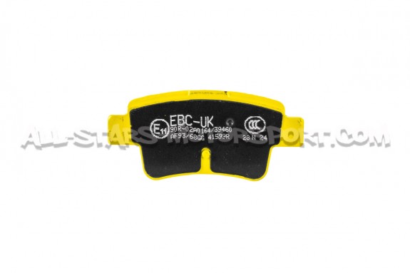 Pastillas de freno traseras EBC Yellow Stuff para Opel Corsa D OPC