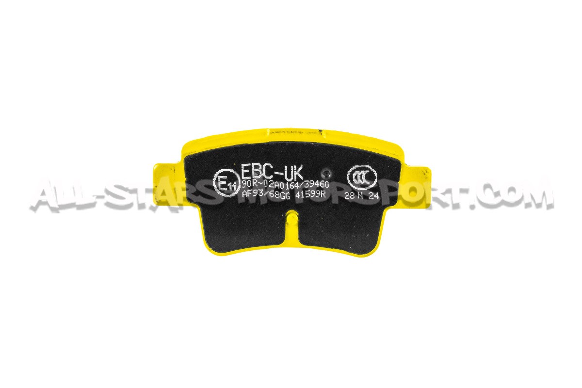 Opel Corsa D OPC EBC Yellow Stuff Rear Brake Pads