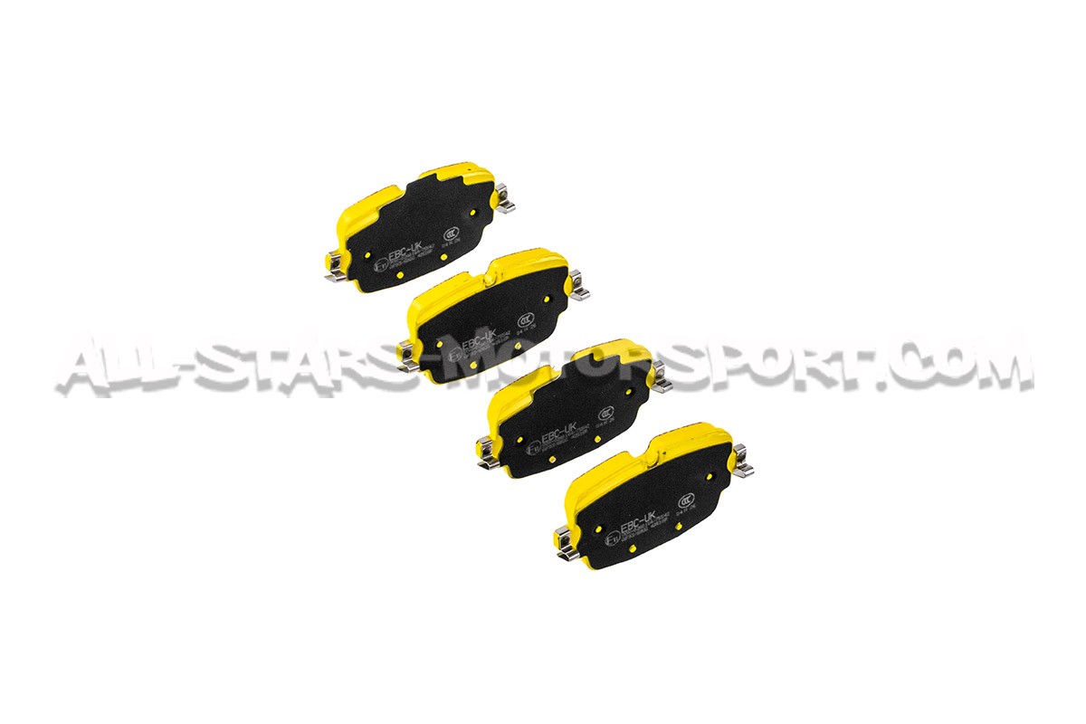 Pastillas de freno traseras EBC Yellow Stuff para Audi RS6 C8 / RS7 C8 / RSQ8