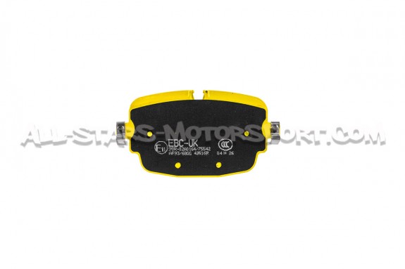 Plaquettes de frein arrieres EBC Yellow Stuff pour Audi RS6 C8 / RS...