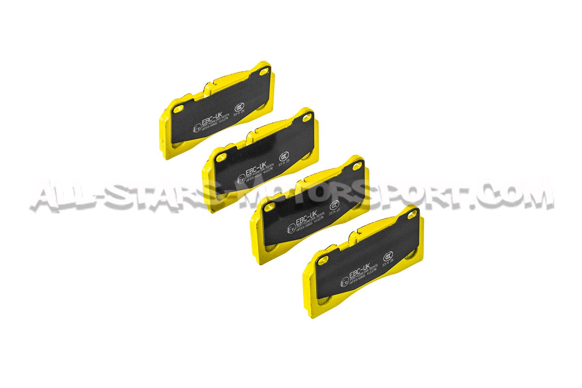 Audi R8 V10 4S and Lamborghini Huracan EBC Yellow Stuff Rear Brake Pads