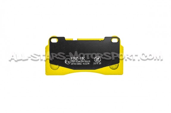 Audi R8 V10 4S and Lamborghini Huracan EBC Yellow Stuff Rear Brake ...