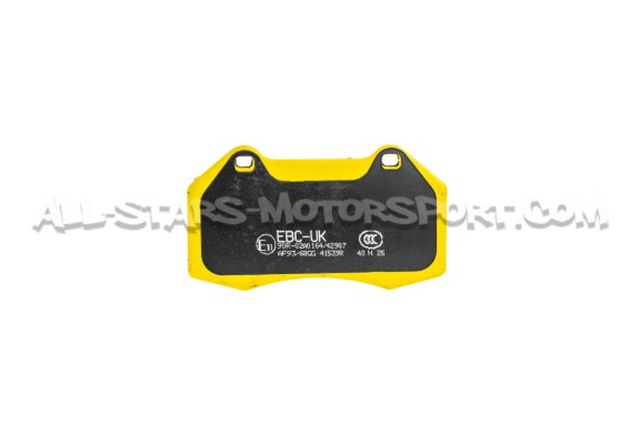 Plaquettes avants EBC Yellow Stuff pour Alpine A110 / Clio 3 RS / M...