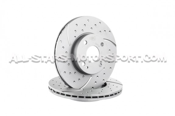 Discos de freno delanteros EBC Turbo Grooved para Mazda MX5 NB / NA...