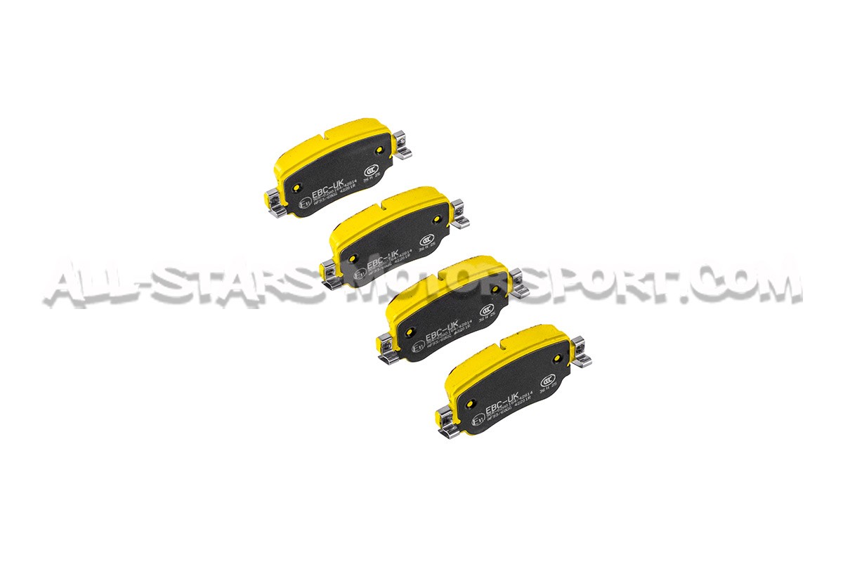Plaquettes de frein arrieres EBC Yellow Stuff pour Polo AW GTI / Audi S1 / Octavia 5E VRS