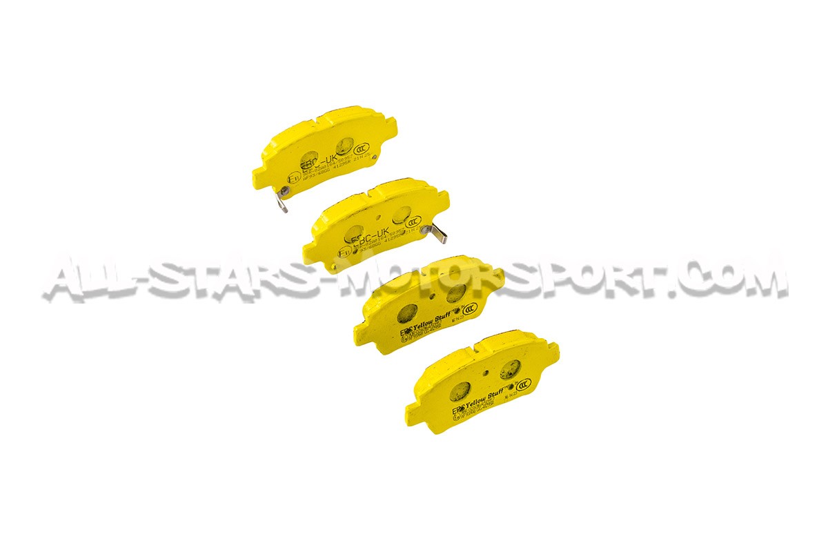 Pastillas de freno delanteras EBC Yellow Stuff para Toyota MR2 ZZW30
