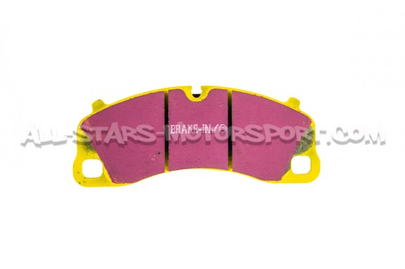 Pastillas de freno delanteras EBC Yellow Stuff para Porsche 991 Tur...