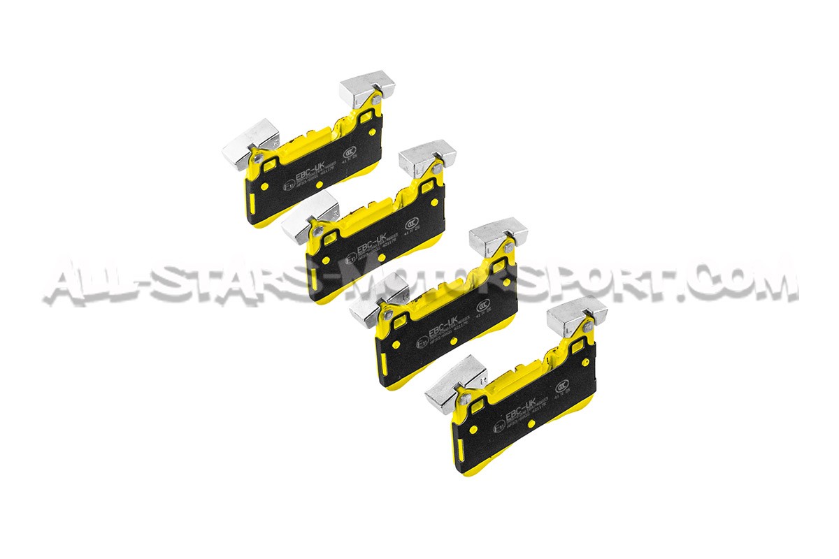 Pastillas de freno traseras EBC Yellow Stuff para Mercedes C63 AMG W204