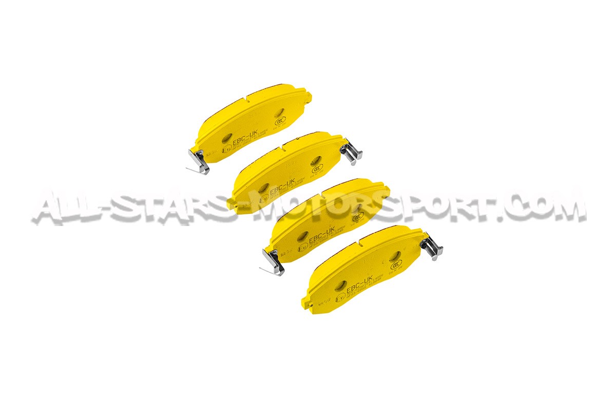 Plaquettes de frein avants EBC Yellow Stuff pour Subaru BRZ et Toyo...