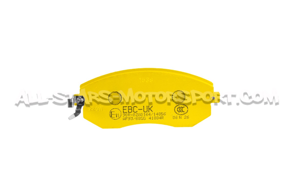 Plaquettes de frein avants EBC Yellow Stuff pour Subaru BRZ et Toyo...