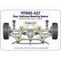 Silentblocks de subchasis trasero Powerflex para Audi S3 8L / Golf 4 R32 / TT 8N / Leon 1M Cupra (4WD)