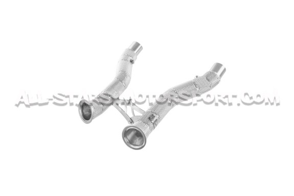 Downpipes descatalizadas Alpha Competition para Ferrari 458