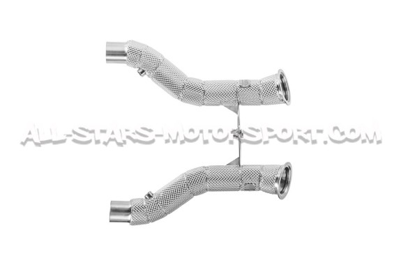 Downpipes descatalizadas Alpha Competition para Ferrari 458