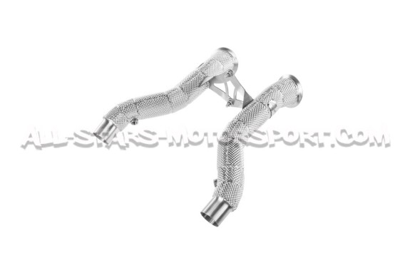 Downpipes descatalizadas Alpha Competition para Ferrari 458