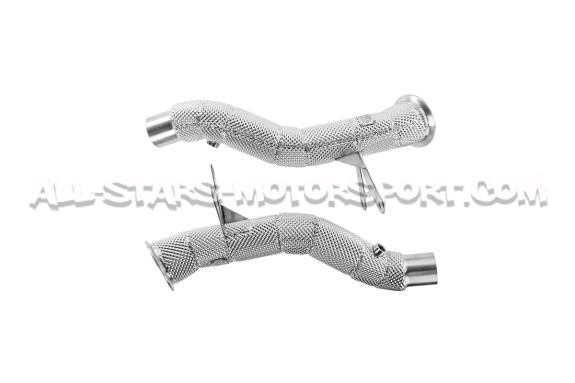 Downpipes descatalizadas Alpha Competition para Ferrari 458