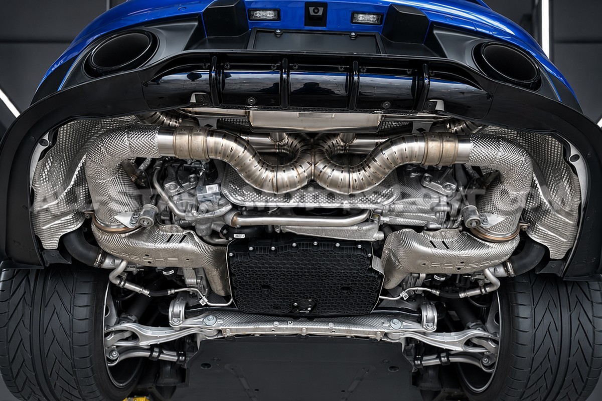 Porsche 911 992 Turbo / S Alpha Competition Decat Downpipes