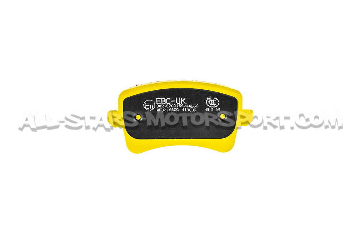Plaquettes de frein arrieres EBC Yellow Stuff pour Audi A4 / S4 B8 ...