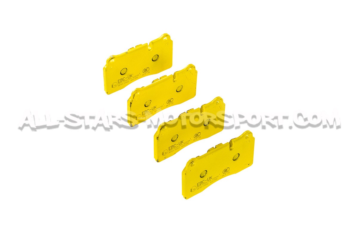 Pastillas de freno delanteras EBC Yellow Stuff para Audi RS3 8P / TTRS 8J / Formentor VZ / Leon 5F / KL (frenos grandes)