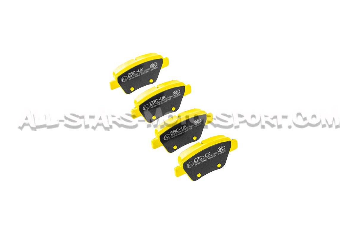 S3 8P / TT 8J / Golf 5 GTI / Golf 6 GTI / Golf 6 R / Scirocco / Leon 1P Cupra EBC Yellow Stuff Rear Brake Pads