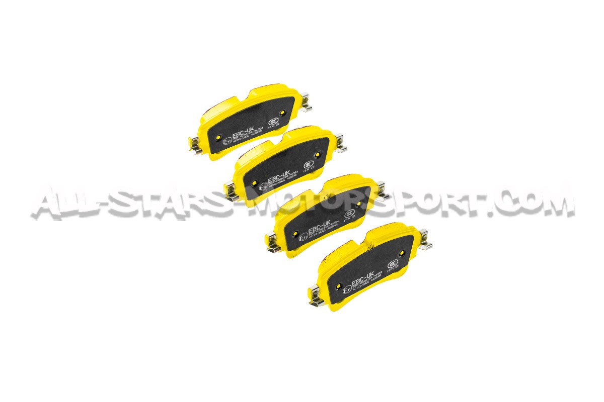 Pastillas de freno traseras EBC Yellow Stuff para Audi A4 / S4 / RS4 B9 y A5 / S5 / RS5 F5