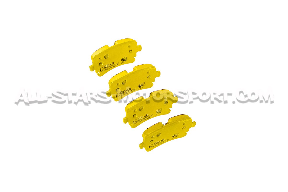 Pastillas de freno traseras EBC Yellow Stuff para Audi RS4 B7 y RS6 C5 / RS6 C6