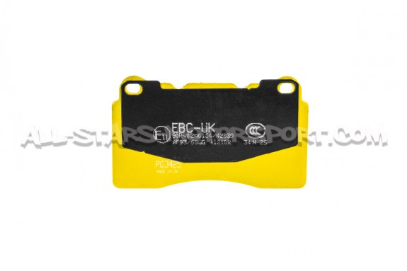 Pastillas de freno delanteras EBC Yellow Stuff para Megane 4 RS y S...