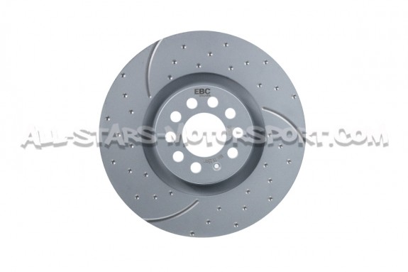Disques de frein avants EBC Turbo Grooved pour Audi S1 / S3 8L / Ib...