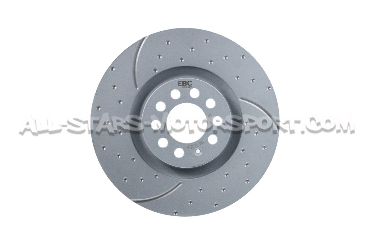 Disques de frein avants EBC Turbo Grooved pour Audi S1 / S3 8L / Ib...