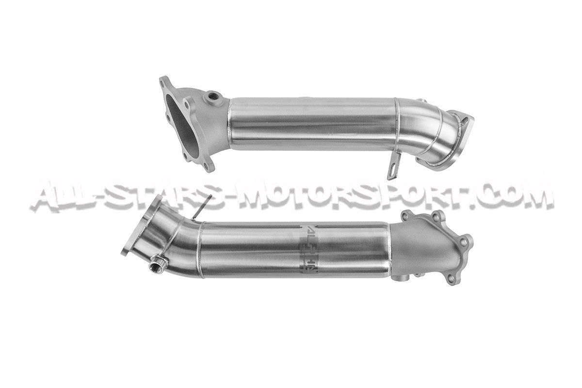 Downpipes descatalizadas Alpha Competition para Nissan R35 GTR