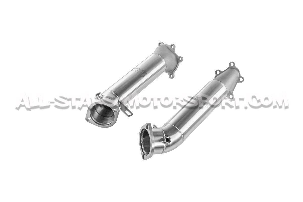 Downpipes descatalizadas Alpha Competition para Nissan R35 GTR