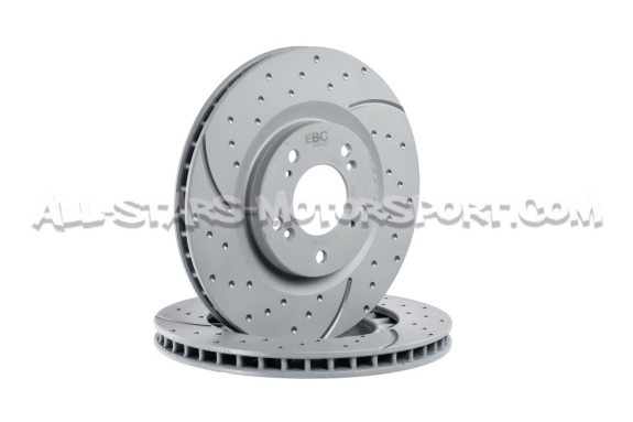 Disques de frein avants EBC Turbo Grooved pour Honda S2000