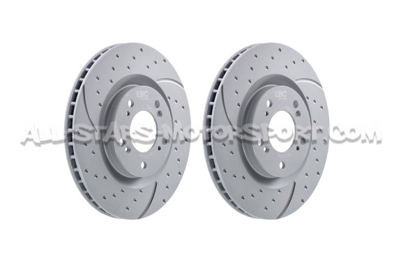 Disques de frein avants EBC Turbo Grooved pour Honda S2000
