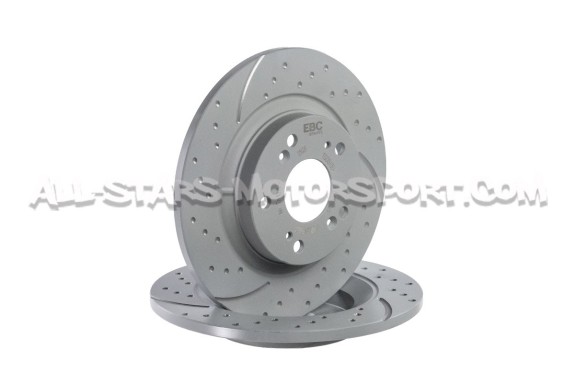 Discos de freno traseros EBC Turbo Grooved para Honda S2000