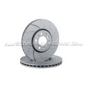 Discos de freno delanteros EBC Turbo Grooved para Golf 4 GTI / Polo...