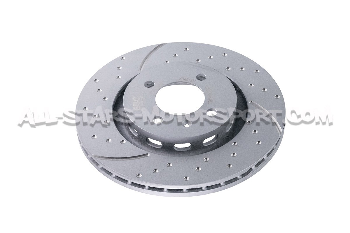 Discos de freno delanteros EBC Turbo Grooved para Seat Ibiza 6K Cupra
