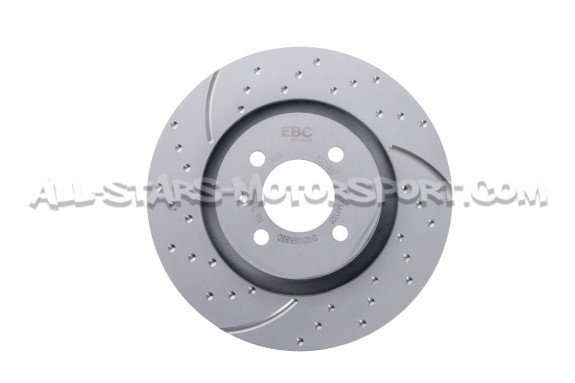 Seat Ibiza 6K Cupra EBC Turbo Grooved Front Brake Discs