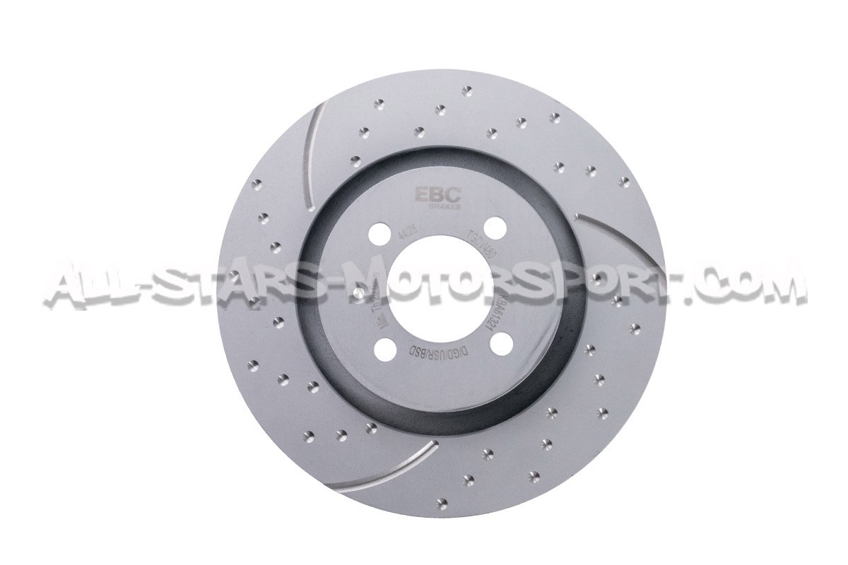 Disques de frein avants EBC Turbo Grooved pour Seat Ibiza 6K Cupra