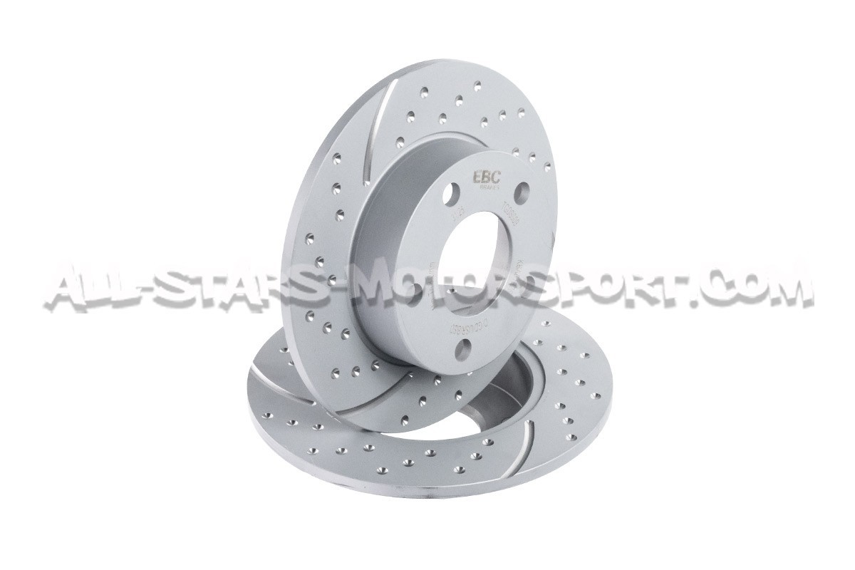 Disques de frein arrières EBC Turbo Grooved pour Audi S4 B5