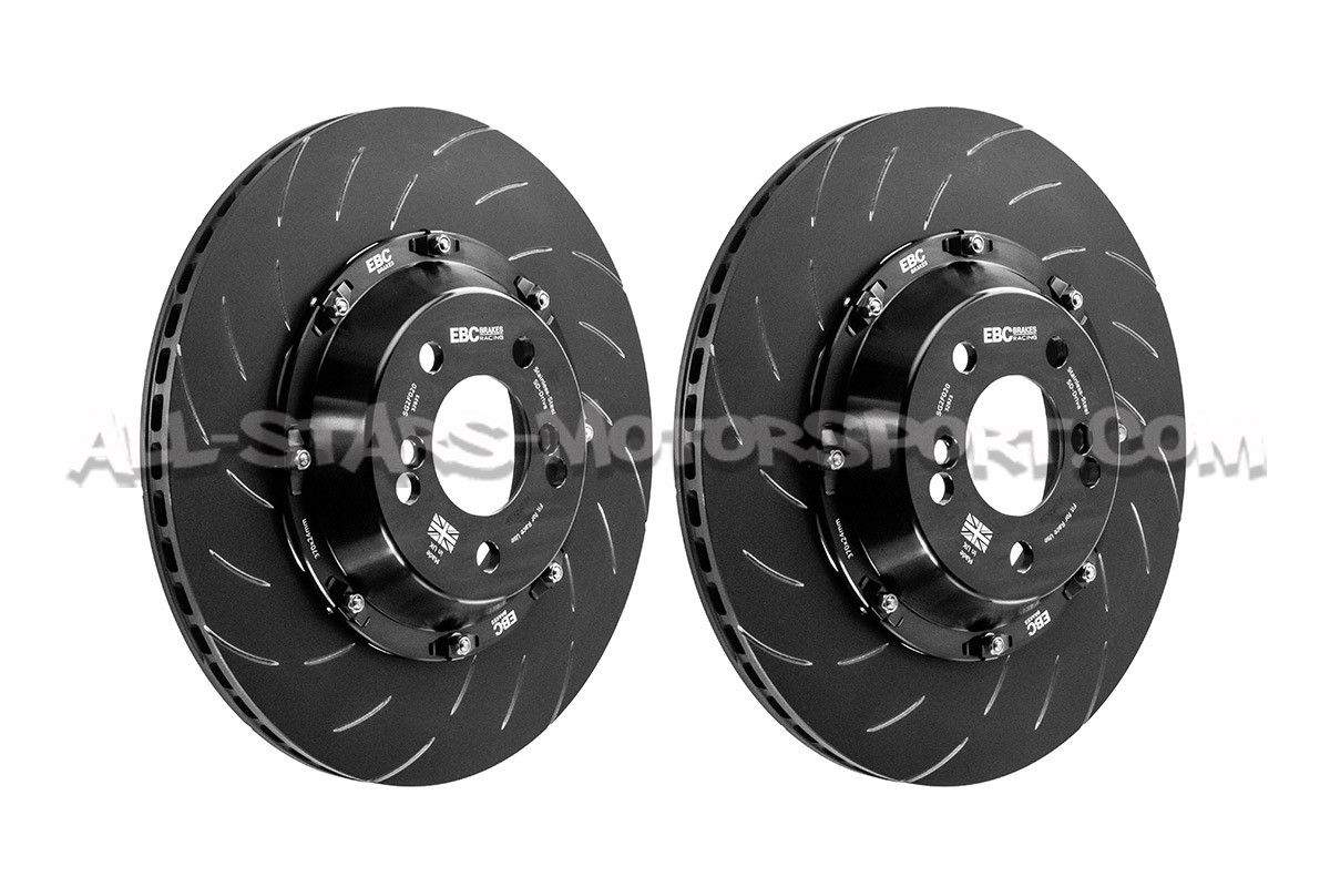 Disques de frein arrières flottants EBC Swept Grooved pour BMW M3 F80 / M4 F8x / M2 F87