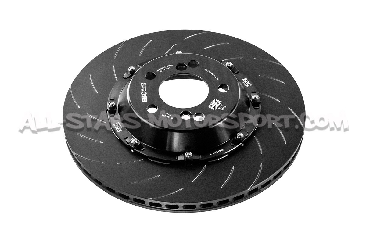 Discos de freno traseros flotantes EBC Swept Grooved para BMW M3 F8...