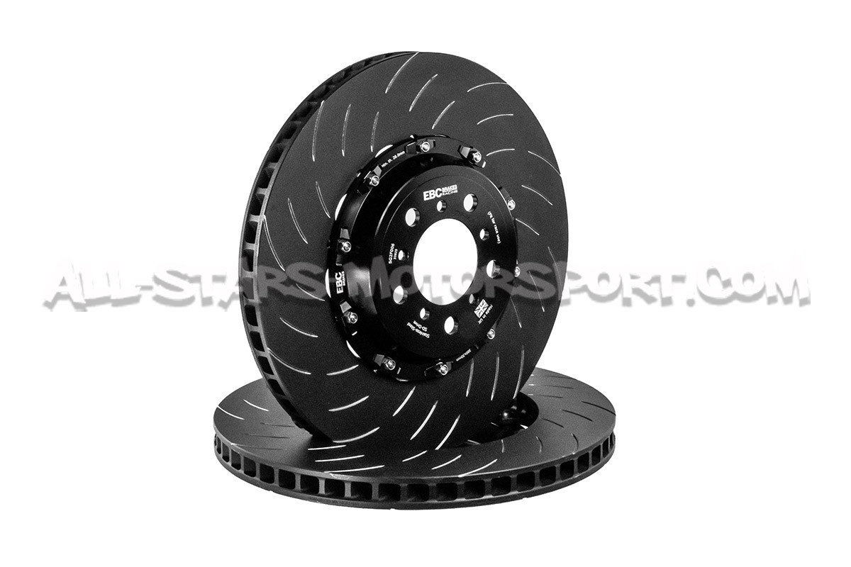 Disques de frein avants flottants EBC Swept Grooved pour BMW M3 F80...