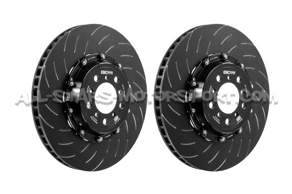 Disques de frein avants flottants EBC Swept Grooved pour BMW M3 F80...